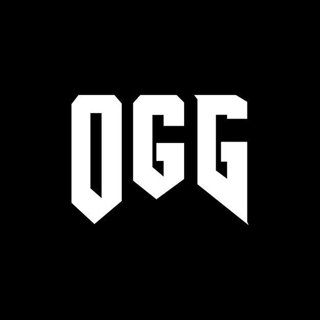 Diseño de logotipo de letra OG para una empresa de tecnología OGG diseño de logotipo combinación de colores blanco y negro OGG logotipo OGG vector oGG diseño OGG icono oGG alfabeto oGG tipografía diseño del logotipo