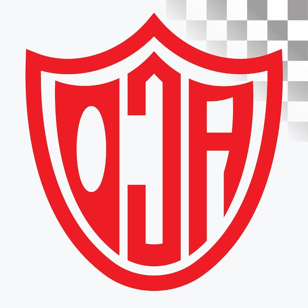 Diseño de logotipo de letra OJA