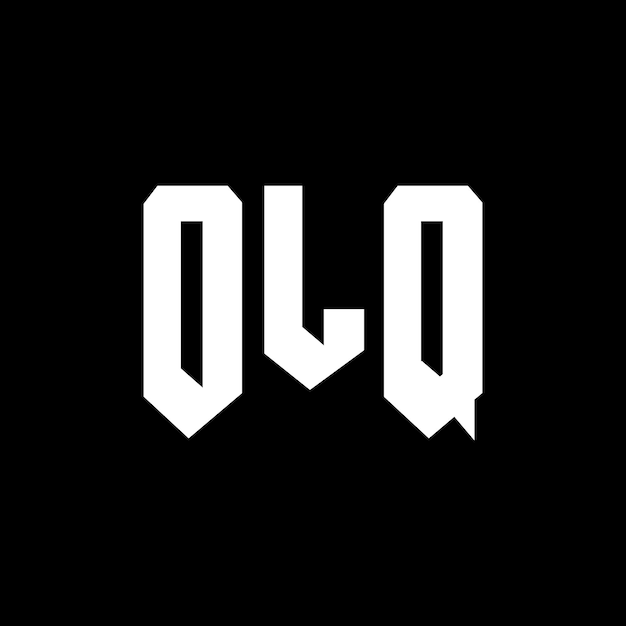 Diseño de logotipo de letra OLQ para una empresa de tecnología Diseño de Logotipo OLQ combinación de colores blanco y negro LOGO OLQ vector OLQ diseño Icono OLQ alfabeto OLQ tipografía diseño de logotipo