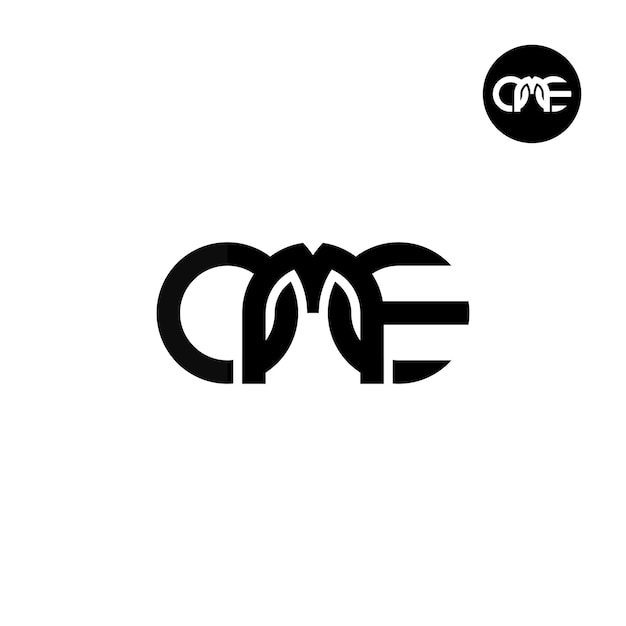 Diseño del logotipo de la letra OME Monogram