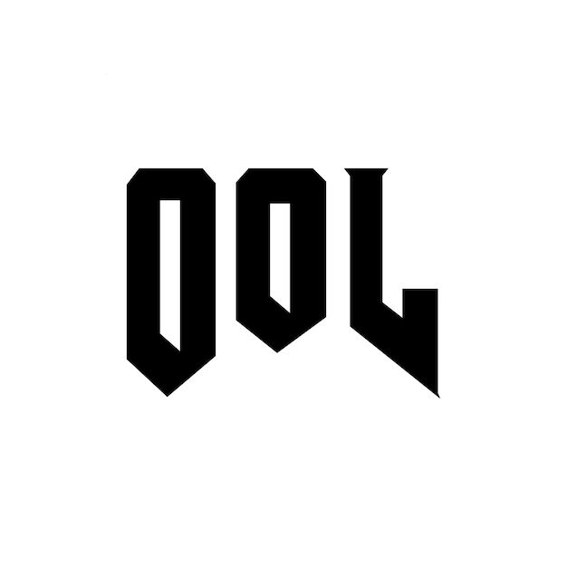 Diseño de logotipo de letra OOL para empresa de tecnología OOL diseño de logotipo combinación de colores blanco y negro OOL logotipo OOL vector OOL diseño OOL icono OOL alfabeto OOL tipografía diseño del logotipo