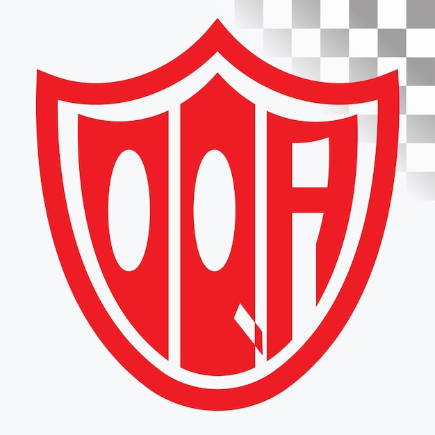 Diseño de logotipo de letra OQA