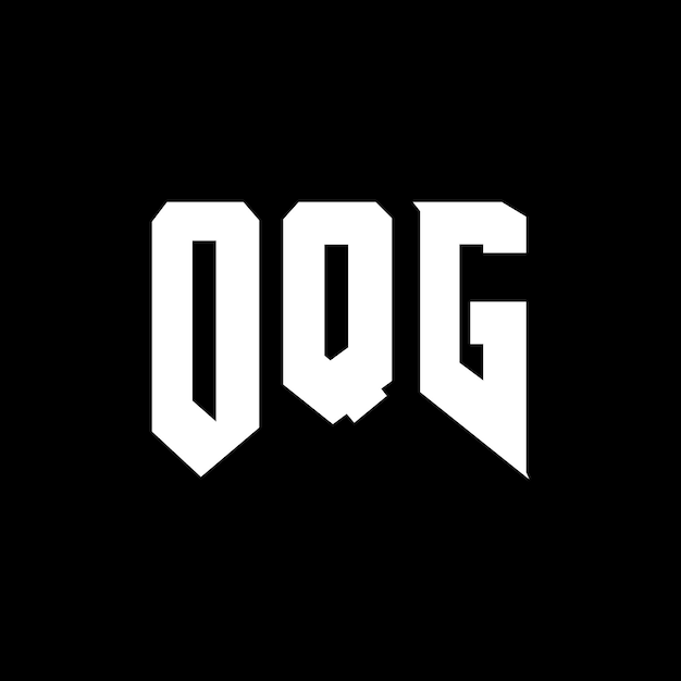 Diseño de logotipo de letra OQG para una empresa de tecnología OQG diseño de logotipo combinación de colores blanco y negro OQG logotipo OQG vector O QG diseño OQG icono OQG alfabeto OQG tipografía diseño de logo