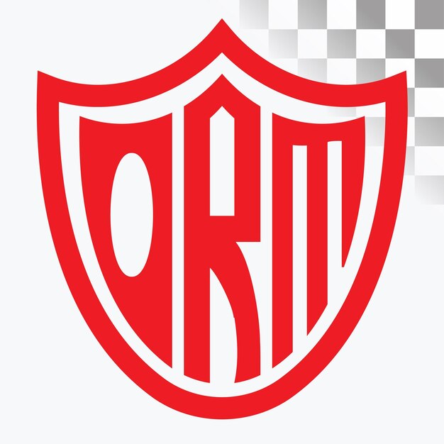 Diseño de logotipo de letra ORM