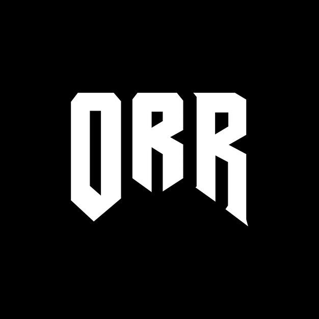 Diseño de logotipo de letra ORR para una empresa de tecnología ORR diseño de logotipo combinación de colores blanco y negro ORR logotipo ORR vector ORR diseño ORR icono ORR alfabeto ORR tipografía diseño de logotip