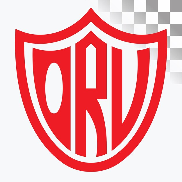 Diseño del logotipo de la letra ORV