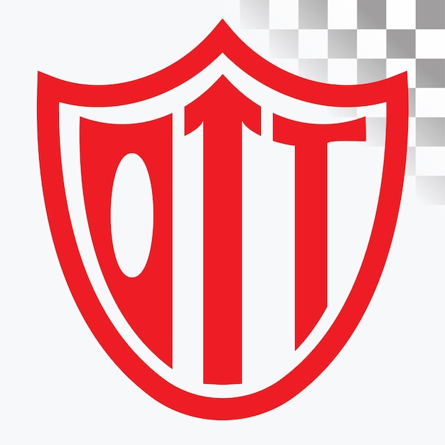 Diseño de logotipo de letra OTT
