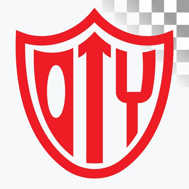 Diseño del logotipo de la letra OTY