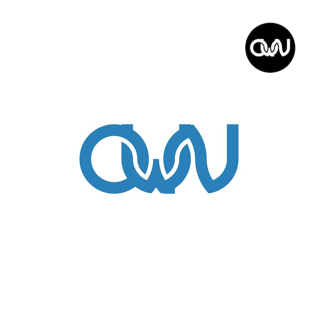 Diseño del logotipo de la letra OWN Monogram