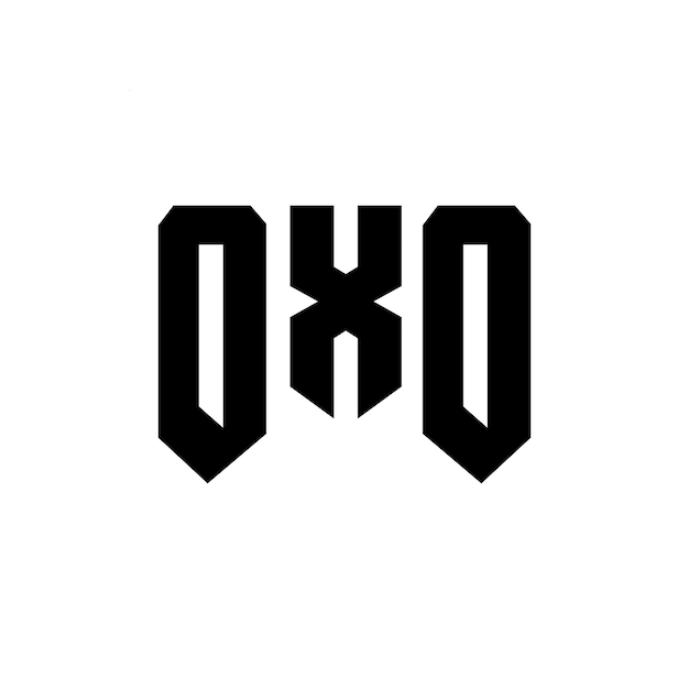 Diseño de logotipo de letra OXO para una empresa de tecnología OXO diseño de logotipo en blanco y negro combinación de colores OXO logotipo OXO vector OXO diseño OXO icono OXO alfabeto OXO tipografía logotipo diseño