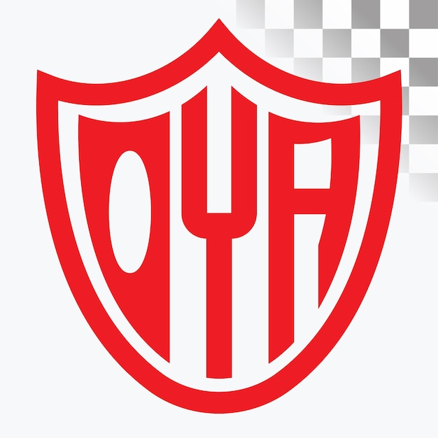 Diseño de logotipo de letra OYA