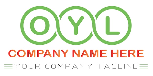 Diseño de logotipo de letra OYL