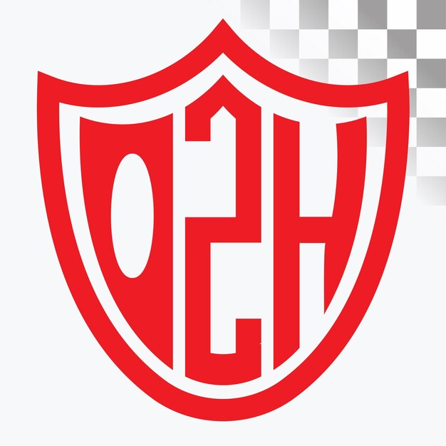 Diseño del logotipo de la letra OZH