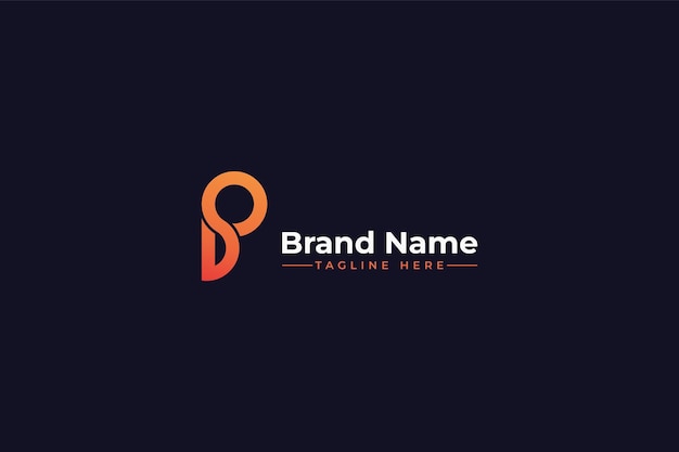 Diseño de logotipo letra P y letra S