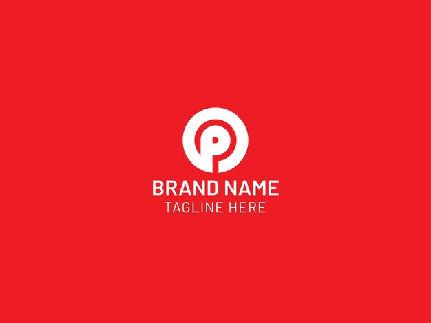 Diseño de logotipo de letra P