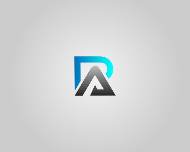 Diseño del logotipo de la letra PA o AP