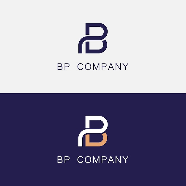 Diseño del logotipo de la letra PB con tipografía creativa moderna y de moda y el logotipo del monograma Letra inicial