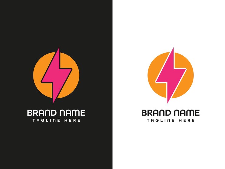 Vector diseño del logotipo de la letra perno