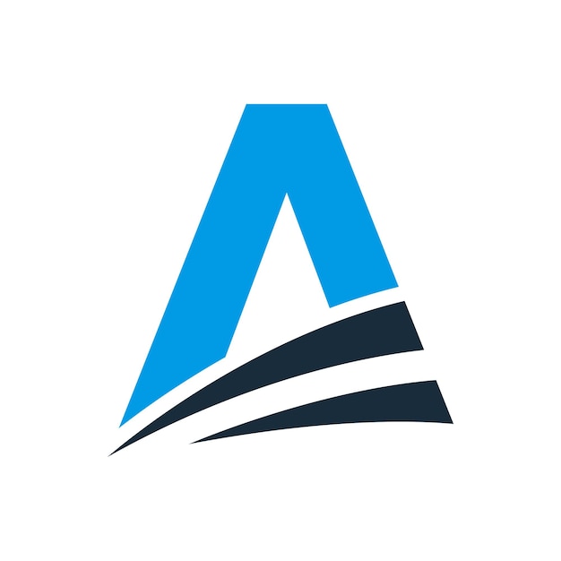 Diseño de logotipo de letra A Plantilla de logotipo