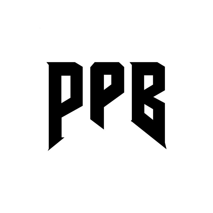Vector diseño de logotipo de letra ppb para una empresa de tecnología diseño del logotipo ppb combinación de colores blanco y negro logotipo ppb vector diseño ppb icono ppb alfabeto ppb tipografía diseño del logotipo
