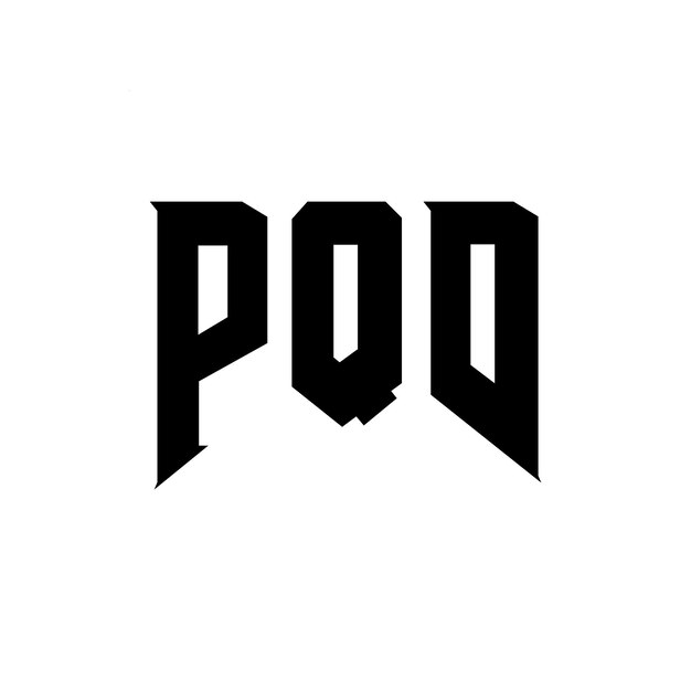 Diseño de logotipo de letra PQD para una empresa de tecnología Diseño del logotipo PQD combinación de colores blanco y negro PQD logo PQD vector PQD diseño PQD icono PQD alfabeto PQD tipografía diseño del logotipo