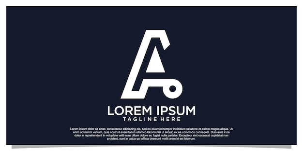 Diseño de logotipo de letra A Premium Vector Parte 1