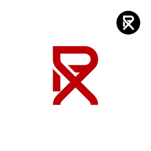 Diseño del logotipo de la letra PX XP Monograma