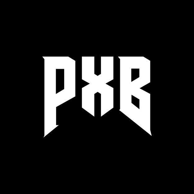 Diseño de logotipo de letra PXB para una empresa de tecnología Diseño del logotipo PXB combinación de colores blanco y negro PXB logo PXB vector PXB diseño PXB icono PXB alfabeto PXB tipografía diseño del logotipo