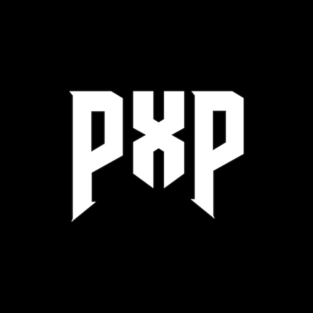 Diseño de logotipo de letra PXP para una empresa de tecnología Diseño del logotipo PXP combinación de colores blanco y negro PXP logo PXP vector PXP diseño PXP icono PXP alfabeto PXP tipografía diseño del logotipo