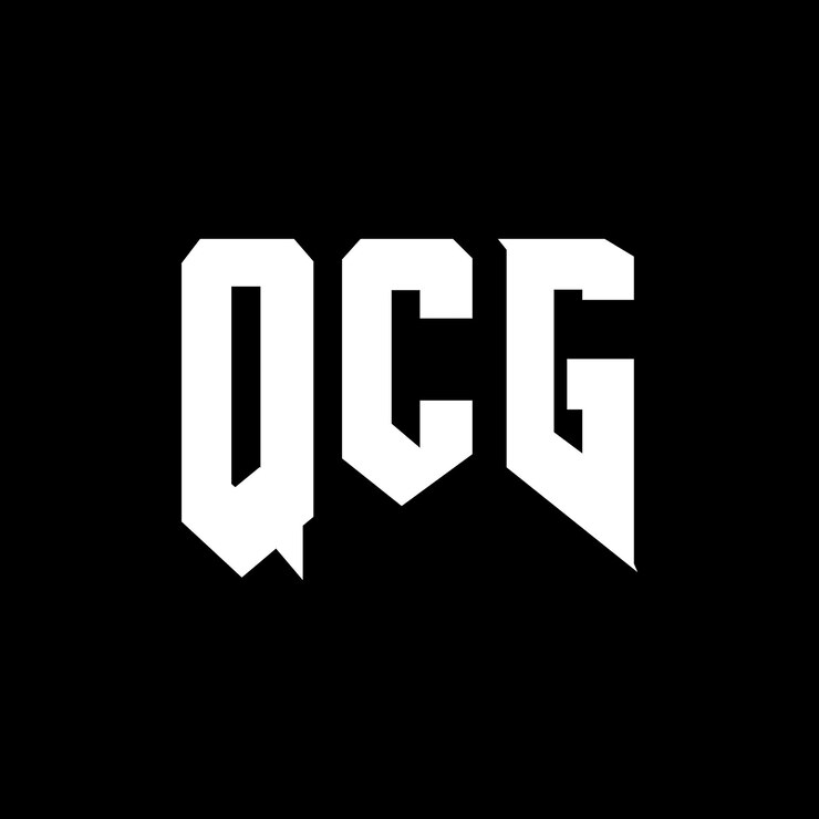 Vector diseño de logotipo de letra qcg para una empresa de tecnología diseño de logotipo qcg combinación de colores blanco y negro logotipo qgc vector diseño qcg icono alfabeto qcg tipografía diseño de logotipo qcg