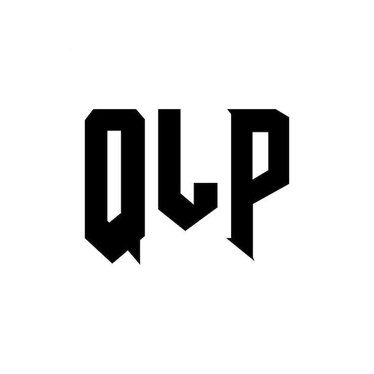 Vector diseño de logotipo de letra qlp para una empresa de tecnología diseño del logotipo qlp combinación de colores blanco y negro logotipo qlp vector qlp diseño icono qlp alfabeto qlp tipografía diseño del logotipo