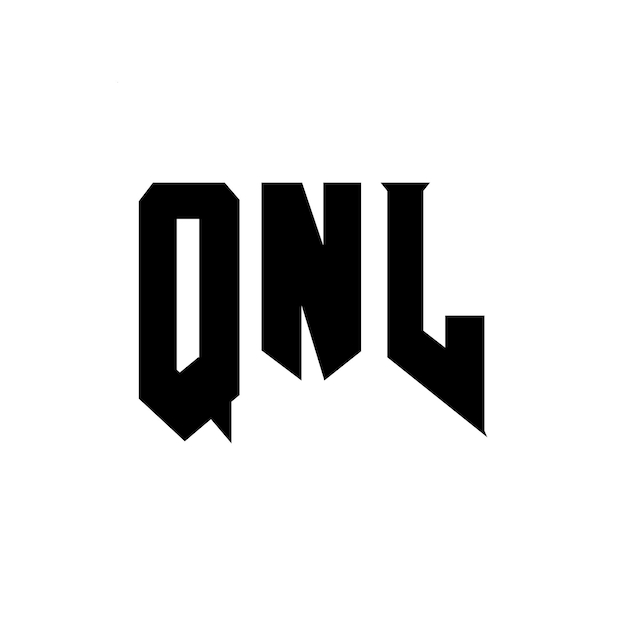 Diseño de logotipo de letra QNL para la compañía de tecnología Diseño de Logotipo QNL combinación de colores blanco y negro Diseño de diseño de logotipo QNL Vector Diseño de QNL Icono QNL Alfabeto QNL Tipografía