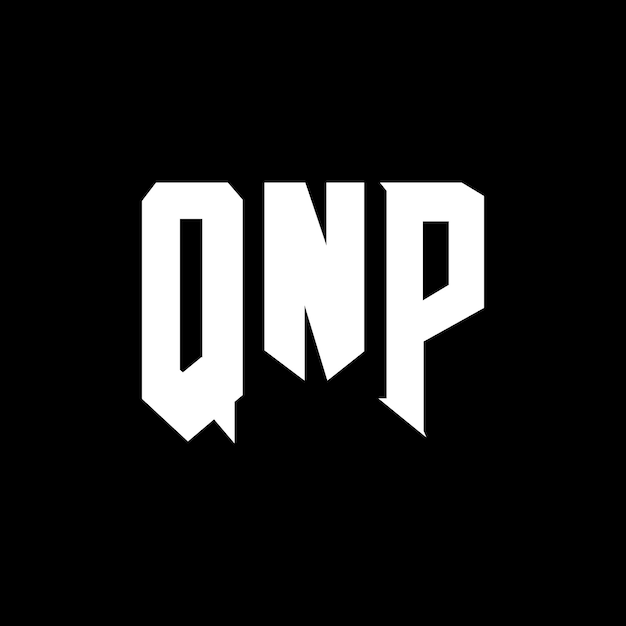 Diseño de logotipo de letra QNP para una empresa de tecnología Diseño de Logotipo QNP combinación de colores blanco y negro Diseño de diseño de logotipo QNP Vector QNP Icono QNP Alfabeto QNP Tipografía