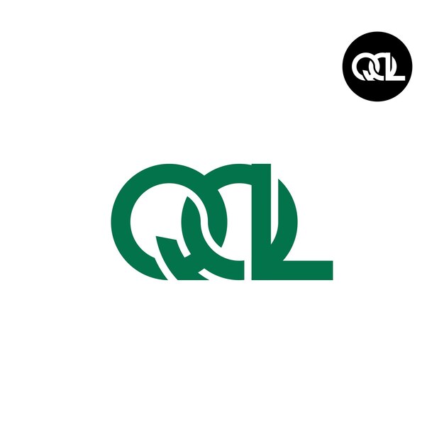 Diseño del logotipo de la letra QOL Monogram