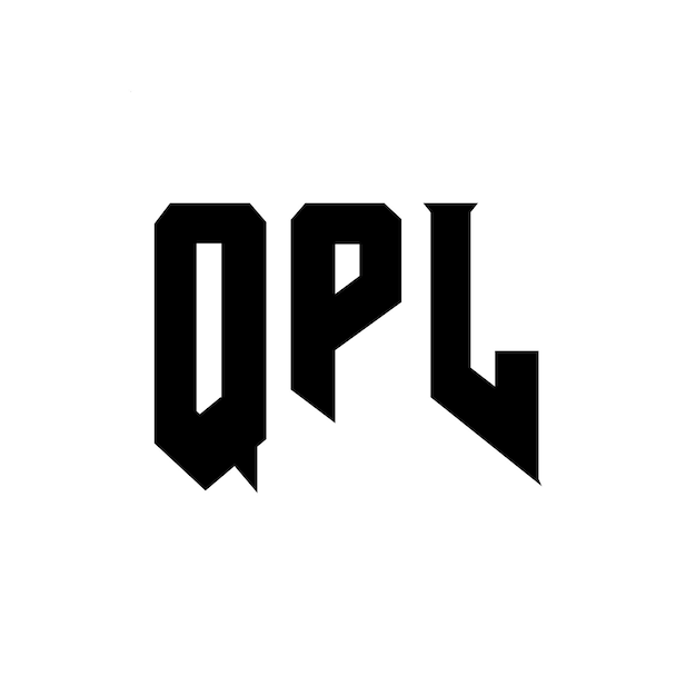 Diseño de logotipo de letra QPL para una empresa de tecnología Diseño de diseño de logotipo QPL combinación de colores blanco y negro Diseño de símbolo QPL Vector de diseño QPL Icono QPL Alfabeto QPL Tipotipo Diseño del logotipo