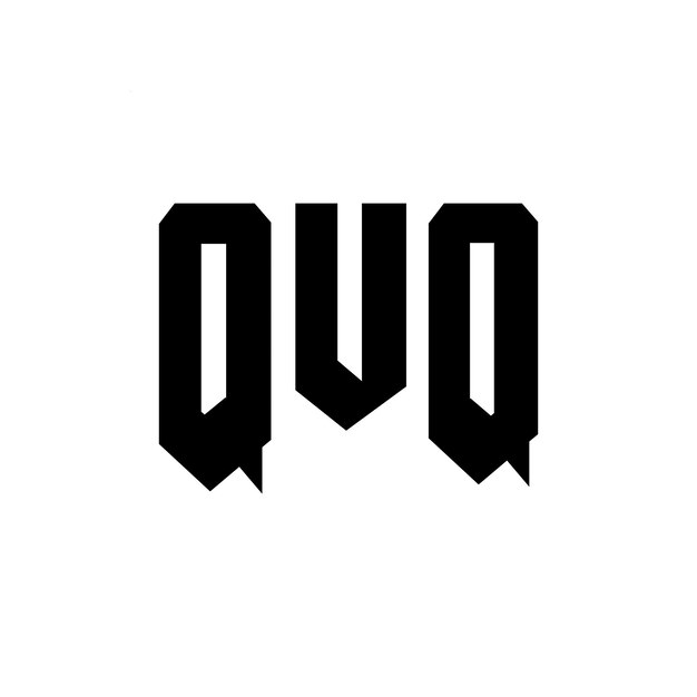 Diseño de logotipo de letra QUQ para una empresa de tecnología Diseño del logotipo QUQ combinación de colores blanco y negro Logotipo QU Q vector Diseño QUQ Icono QUQ Alfabeto QUQ Tipografía Diseño del Logotipo