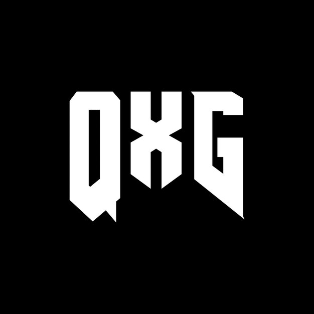 Diseño de logotipo de letra QXG para una empresa de tecnología Diseño de Logotipo QXG combinación de colores blanco y negro Logotipo Q XG Vector Diseño QXG Icono QXG Alfabeto QXG Tipografía Diseño del logotipo