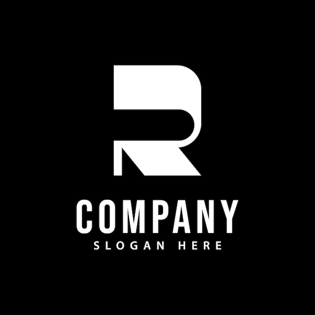 Diseño de logotipo de letra R Plantilla de logotipo Símbolo de vector de logotipo R creativo