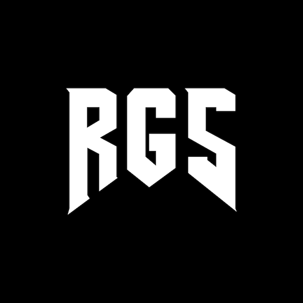 Diseño de logotipo de letra RGS para una empresa de tecnología RGS diseño de logotipo combinación de colores blanco y negro RGS logotipo RGS vector RGS diseño RGS icono RGS alfabeto RGS tipografía diseño del logotipo