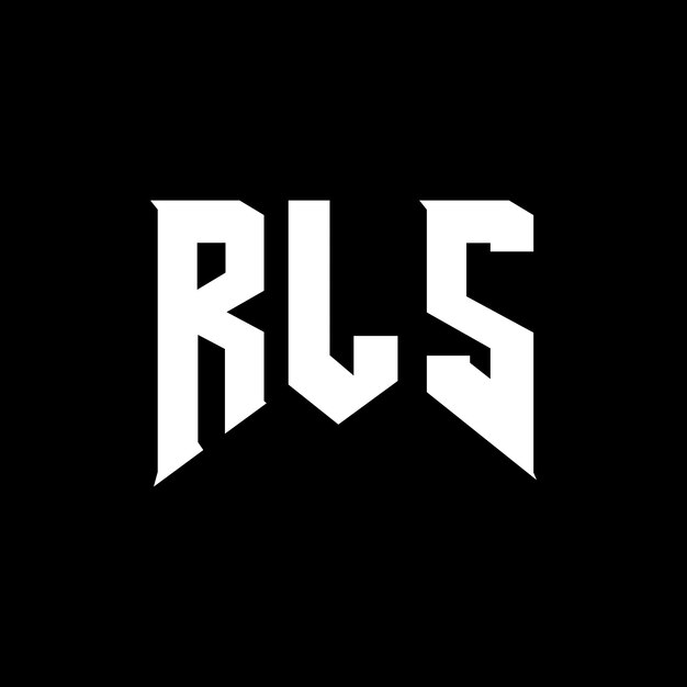 Diseño de logotipo de letra RLS para la empresa de tecnología RLS Diseño del logotipo de combinación de colores blanco y negro RLS Logotipo RLS Vector RLS diseño RLS icono RLS alfabeto RLS tipografía diseño del logotipo