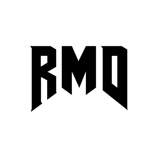 Diseño de logotipo de letra RMD para la compañía de tecnología RMD Diseño del logotipo de combinación de colores blanco y negro RMD Logotipo RMD vector RMD diseño Icono RMD alfabeto RMD tipografía diseño del logotipo