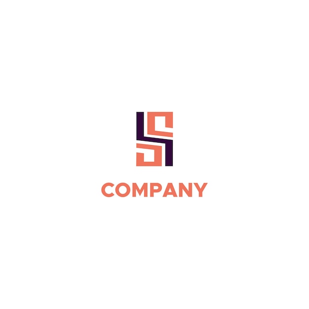 Diseño de logotipo de letra S creativa utilizable para logotipos comerciales y de marca Diseño de logotipo vectorial plano