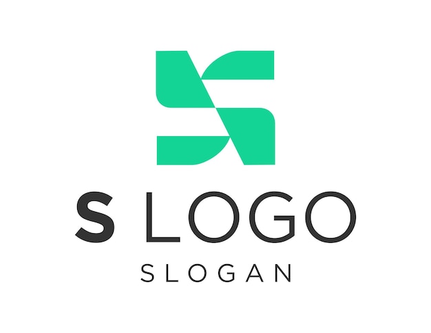 Vector diseño de logotipo de letra s