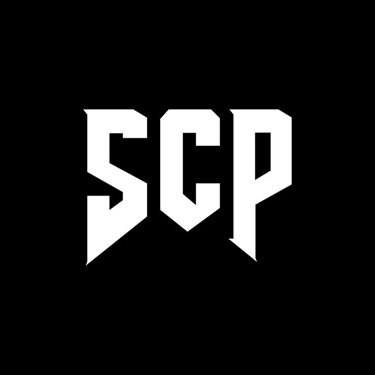 Vector diseño de logotipo de letra scp para una empresa de tecnología diseño del logotipo scp combinación de colores blanco y negro logotipo scp vector diseño scp icono scp alfabeto diseño del logotype scp