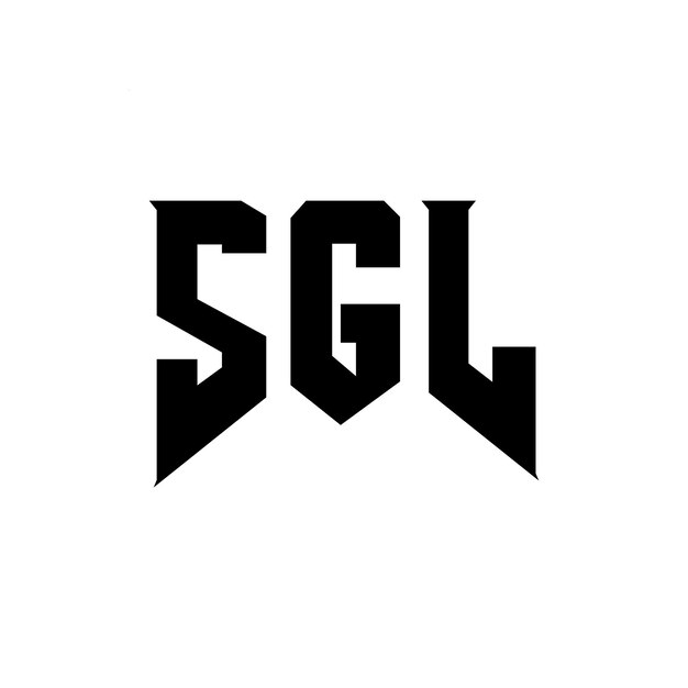 Diseño de logotipo de letra SGL para una empresa de tecnología Diseño de Logotipo SGL combinación de colores blanco y negro Logotipo SGS Vector Diseño de SGL Icono SGL Alfabeto SGL Tipotipo Diseño de Logo