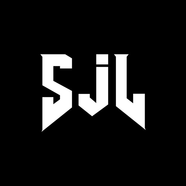Diseño de logotipo de letra SJL para una empresa de tecnología Diseño del logotipo SJL combinación de colores blanco y negro Logotipo S JL Vector Diseño SJL Icono SJL Alfabeto SJL Tipografía Diseño del Logotipo