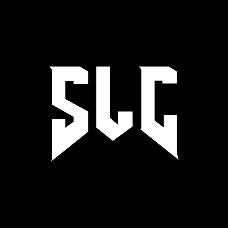 Vector diseño de logotipo de letra slc para una empresa de tecnología diseño del logotipo slc combinación de colores blanco y negro logotipo slc vector slc diseño del icono slc alfabeto slc tipo de logotipo diseño