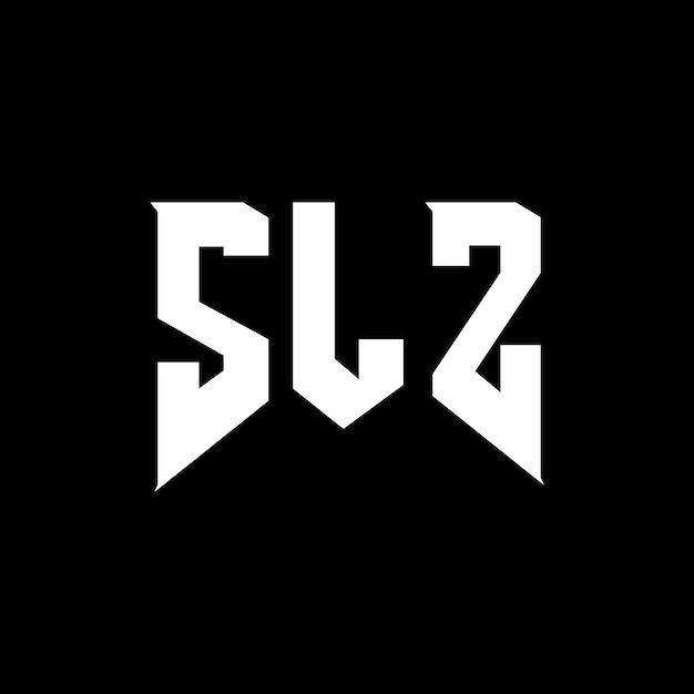 Diseño de logotipo de letra SLZ para la compañía de tecnología Diseño de Logotipo SLZ combinación de colores blanco y negro Logotipo SL Z vector Diseño de LOGO Icono SLZ alfabeto SLZ tipografía Diseño de Logos