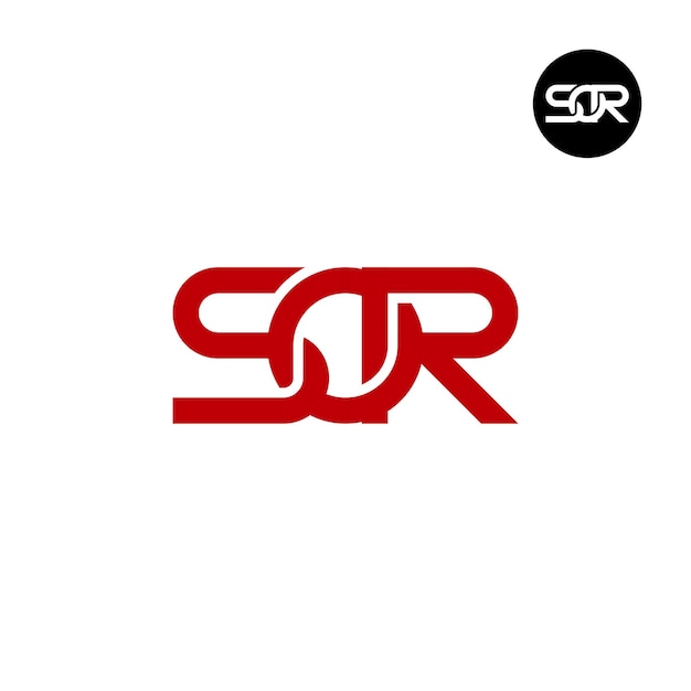 Diseño del logotipo de la letra SOR Monograma