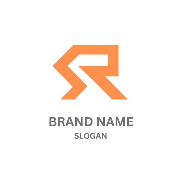 Diseño del logotipo de la letra SR225 SR